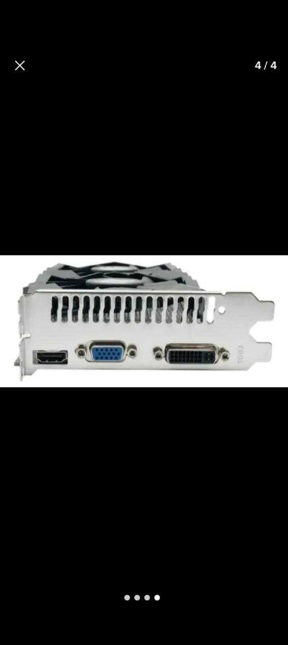 GTX 550 TI 2 MESES DE USO NOVA COM CAIXA E TUDO NO PREÇO BOM  - Foto 4