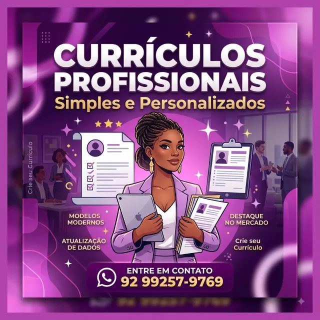 Curriculo personalizado - simples e profissional diverso