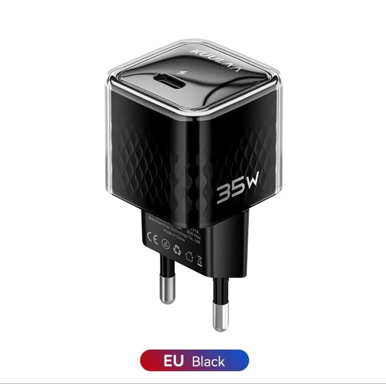 Carregador Kuulaa 35W GaN -Black - Foto 2