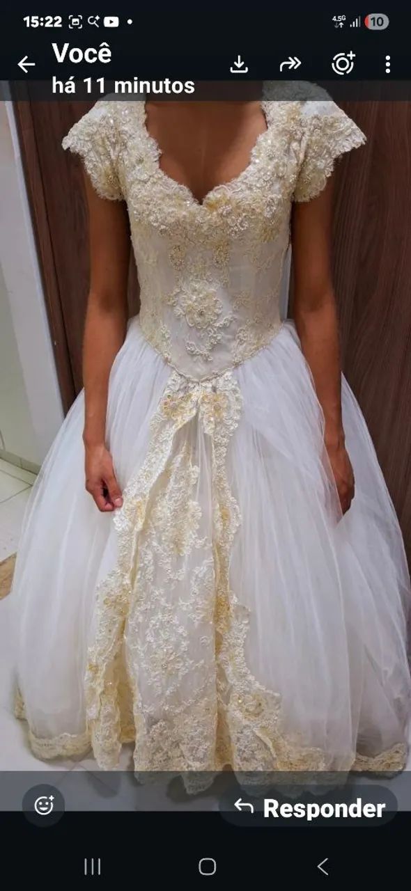 Vendo vestido  de noiva  - Foto 4