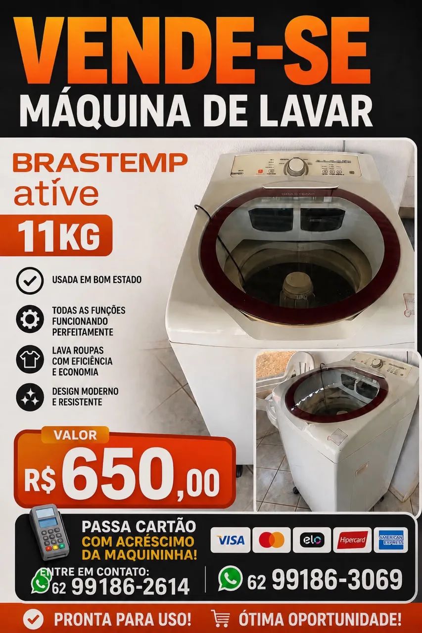 Máquina de lavar roupa 