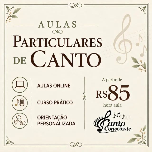 Aulas de Canto Online