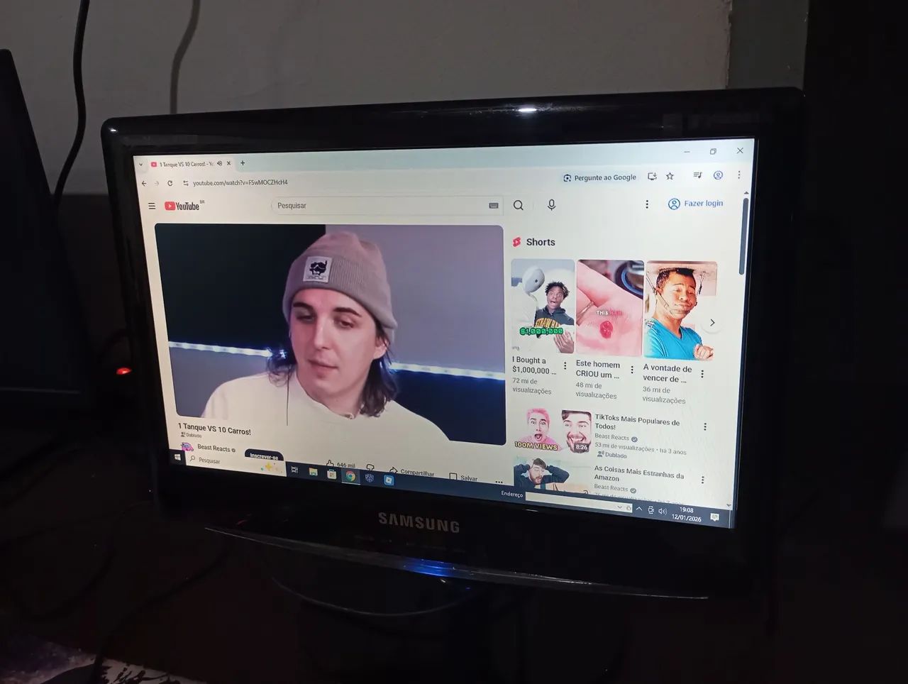 Monitor Samsung 16" Modelo B1630N - Foto 3