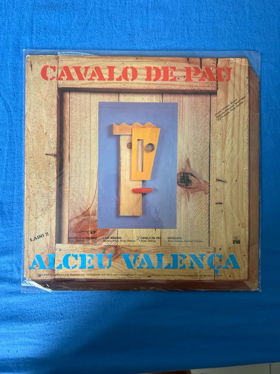 LP Alceu Valença Cavalo de Pau Vinil Original 1982 Excelente - Foto 2