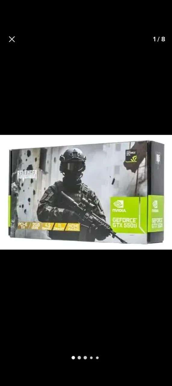 GTX 550 TI 2 MESES DE USO NOVA COM CAIXA E TUDO NO PREÇO BOM  - Foto 5