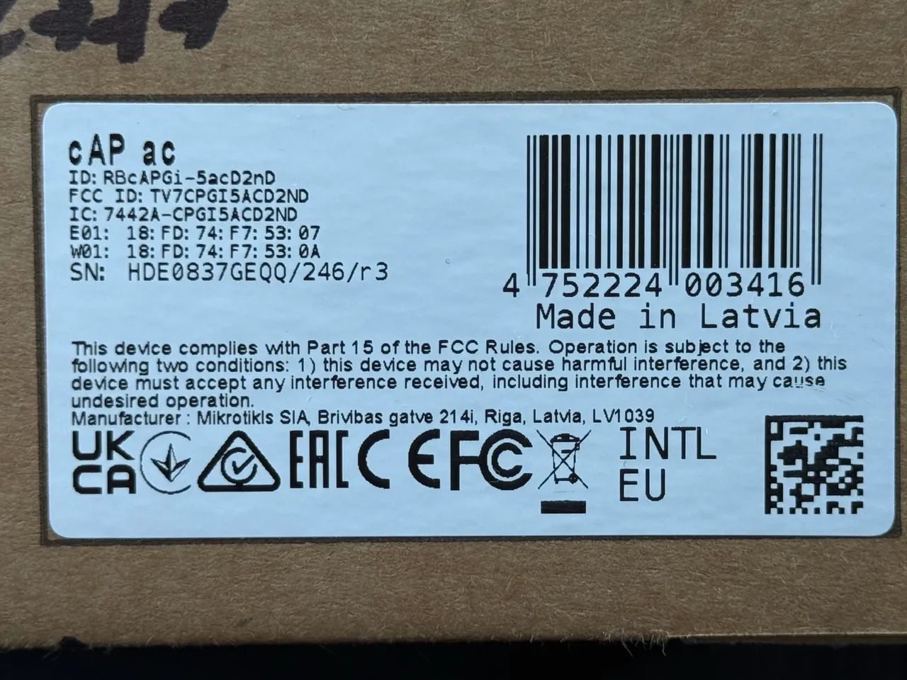 Access Point MikroTik cAP ac  - Foto 5