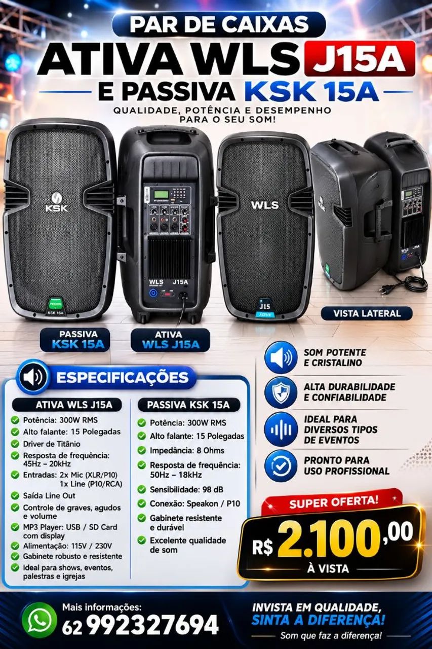 Caixas ativa e passiva