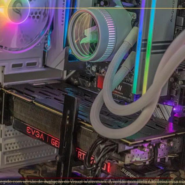 PC Gamer Ryzen 5 5600X, 16gb, 512gb NVMe, RTX 2080 Super, WC 240mm, Fonte 650W - Foto 4
