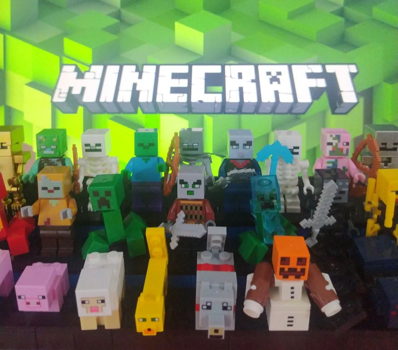 Bonecos e Minifiguras Mobs Minecraft (blocos de montar tipo LEGO) - Foto 3