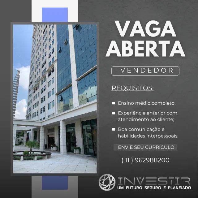 Vaga para Telemarketing