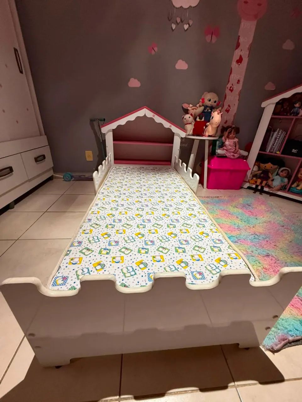 Cama + Colch ão + Casinha  - Foto 2