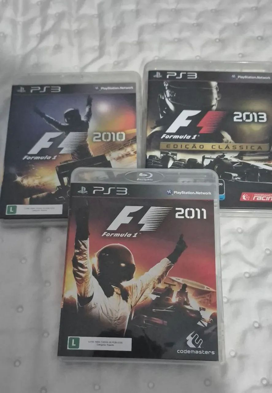 Jogos F1 2010, 2011 e 2013 PS3 