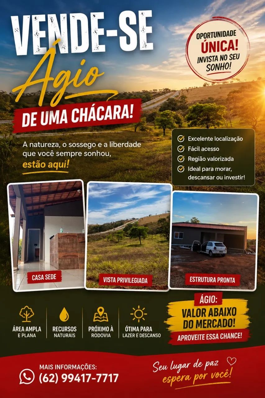 Ágio na Go-070 em CATURAÍ