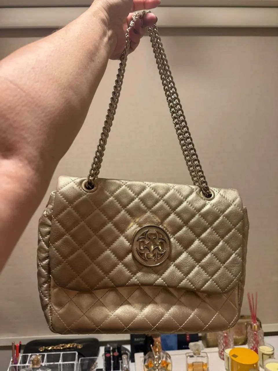 Bolsa Capodarte Couro Matelassê - Foto 3