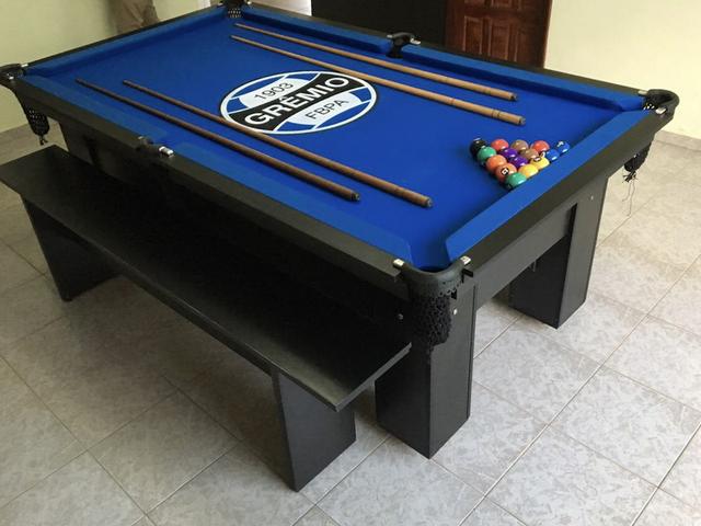 Mesa de Bilhar e Sinuca Grêmio Modelo RK1515