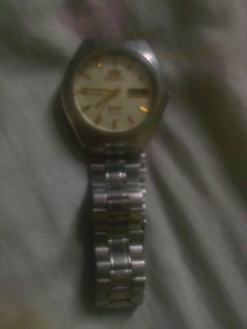 Relogio Orient 3 Estrelas Crystal Calendario Duplo