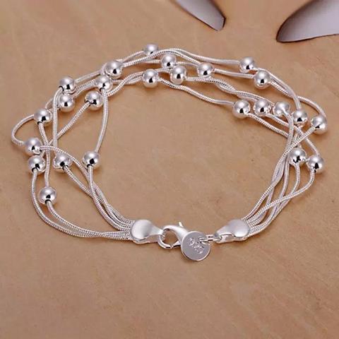 Pulseira de prata importada americana
