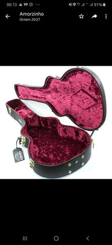 VIOLÃO TAYLOR 214ce-BLK DLX (SEMI NOVO) - Foto 5