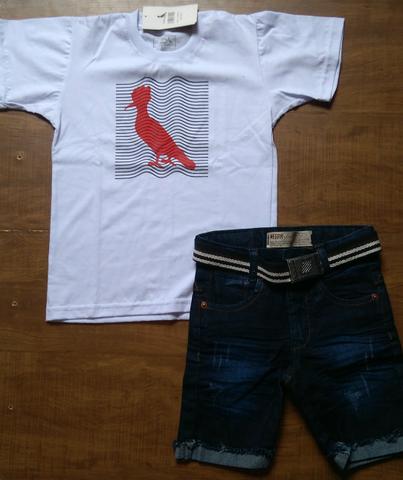 Conjunto modinha tamanho de 2 a 14 anos