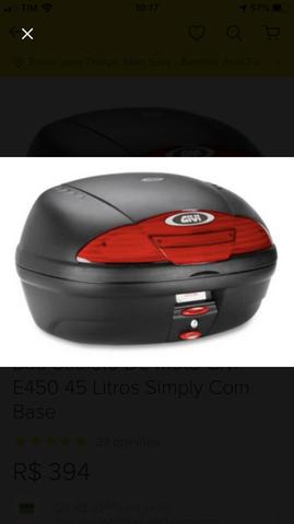 Bauleto givi 45 litros (cabe 2 capacetes) - Foto 7