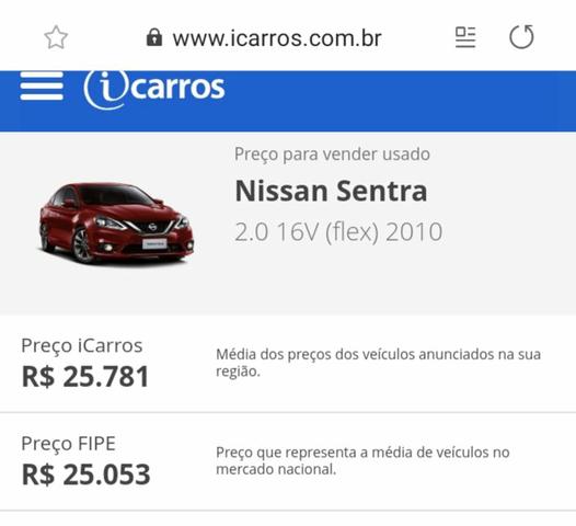Vendo Nissan Sentra 2.0