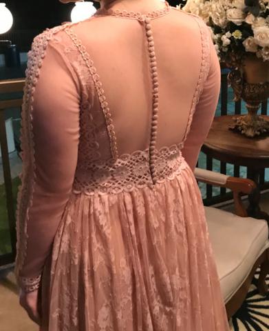 Vestido rosé rosa festa madrinha formanda - Foto 2