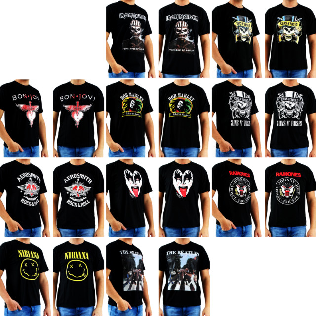 Vendo Estoque de Camisetas de Bandas - Foto 3