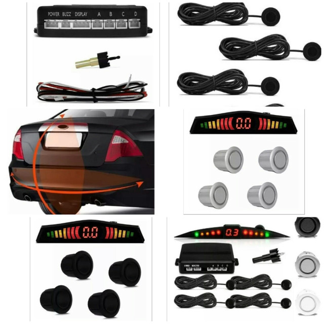 Kit sensor Ré estacionamento automotivo carro