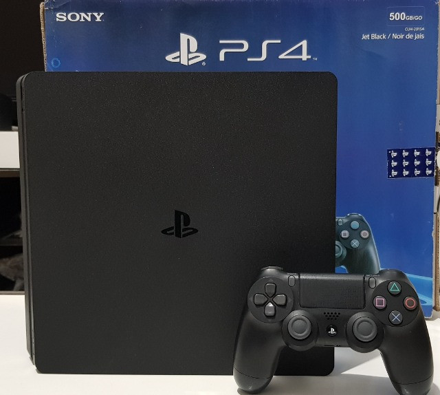 Sony PlayStation 4 Slim jet black 500gb CUH2015A - Foto 4