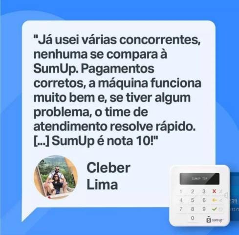 Maquininha de cartao top, a melhor - Foto 2
