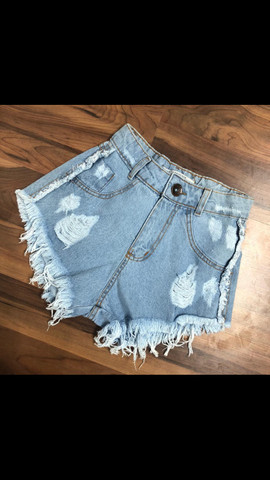 Shorts jeans cintura alta - Foto 6