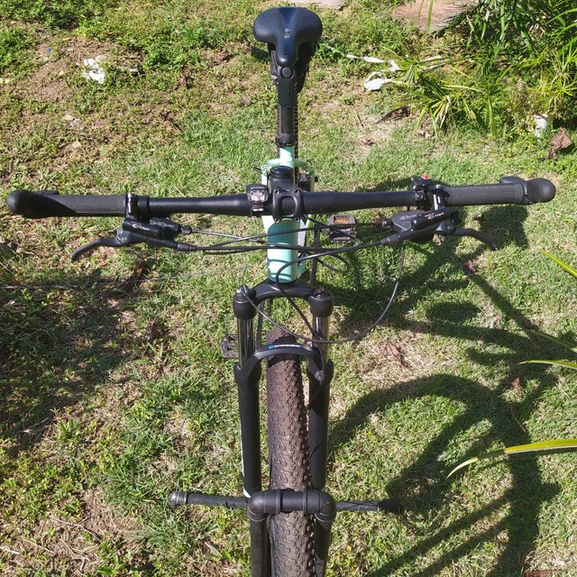 Bicicleta OGGI 7.0 verde 2021 (Seminova) - Foto 6