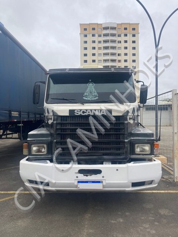 Conjunto Scania 112h Ano 1985 6x2 + Carreta Grade Alta 1998 - Foto 4