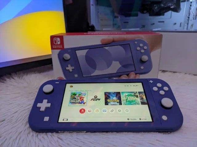 New Nintendo Switch Lite- DESTRAVADO com 128gb 10 jogos completos e zelda 2  em portugues (ver cores disponíveis - Games Você Compra Venda Troca e  Assistência de games em geral