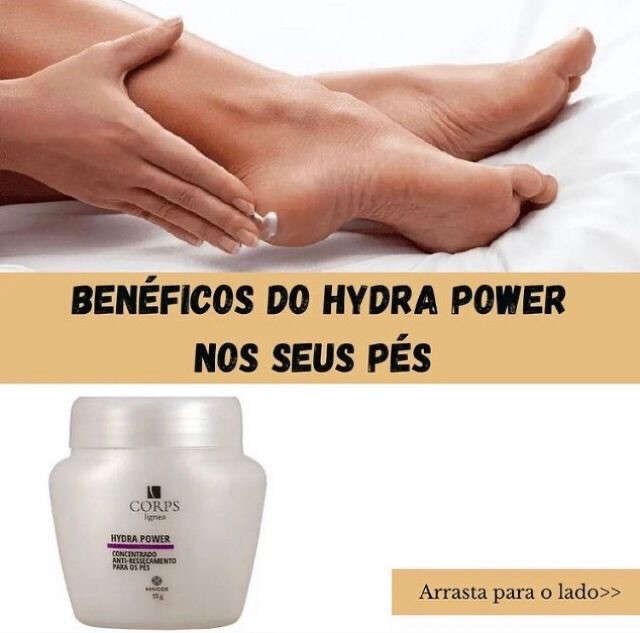 Hydra power concentrado anti Ressecamento para os pés 