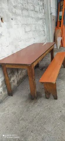 Mesa para Reifeitorio de madeira  - Foto 2