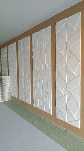 Revestimentos Cimentícios 3D Área interna e externa