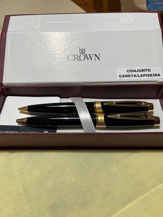 Conjunto de caneta e lapiseira CROWN  - Foto 2