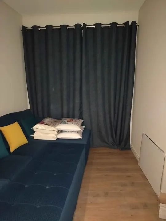 Cortinas Novas Compridas Perfeitas Cinza