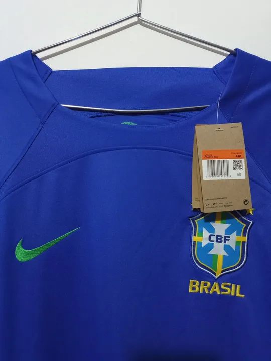 Camisa Seleção Brasil II tamanho 4XL - Foto 3