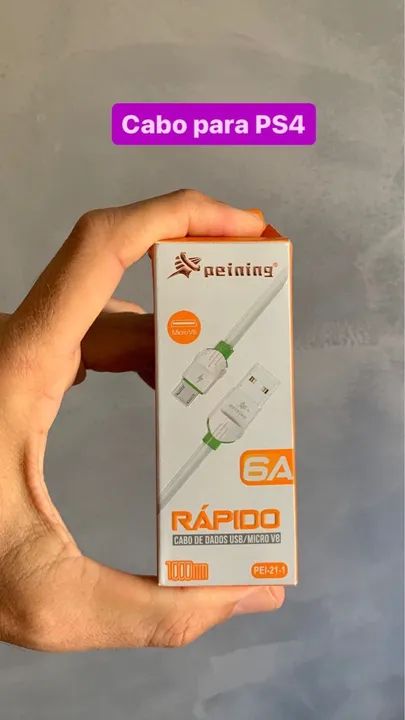 Cabo de controle para ps4