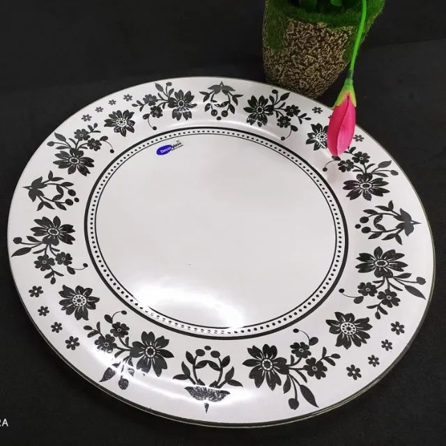 Conj 04 Pratos Rasos 27x A. 1,3 Cm Prato 17751 Promoção - Foto 3