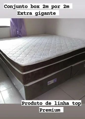 Conjunto box 2m por 2m extra gigante