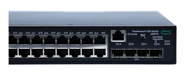 Switch Hpe Flexnetwork 5130 48g Poe+4sfp+ 370w Switch Jg937a - Foto 3