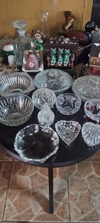 Jogo de 11 belíssimas peças transparente 