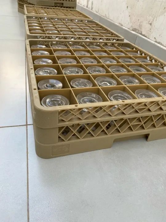 Rack para transporte ou lavagem de copos ate 260ml com 36 compartimentos - (8 disponíveis) - Foto 2