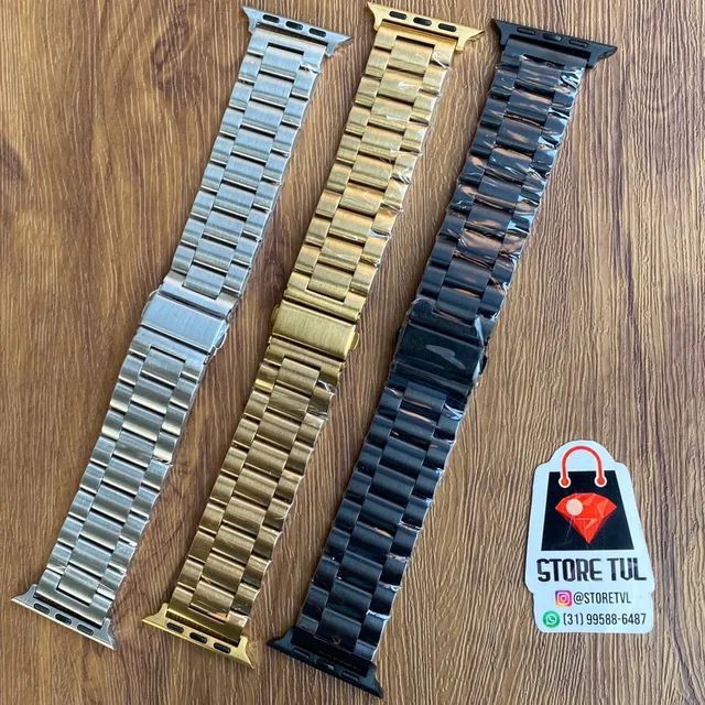 Pulseira Smartwatch Aço 45/44/49mm Nova Promoção Entregamos
