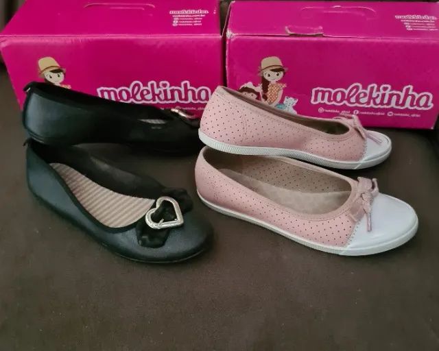 2 Sapatilhas Molequinha Tam 31 & 32 (originais / usadas) R$ 40,00 - Foto 3