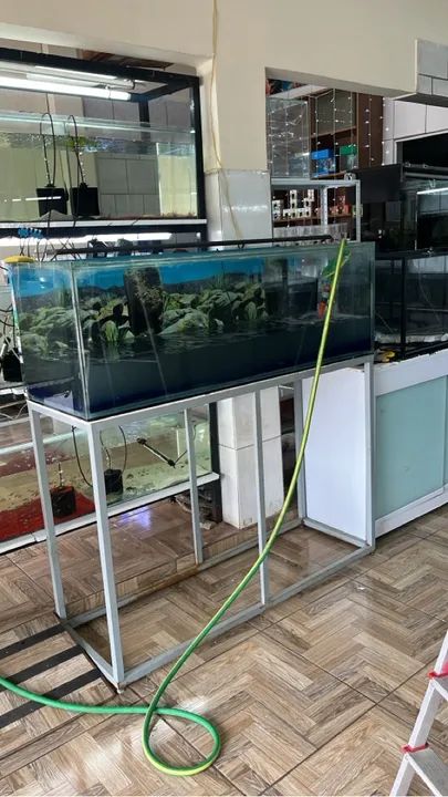 Aquário 375 litros completo com acessórios