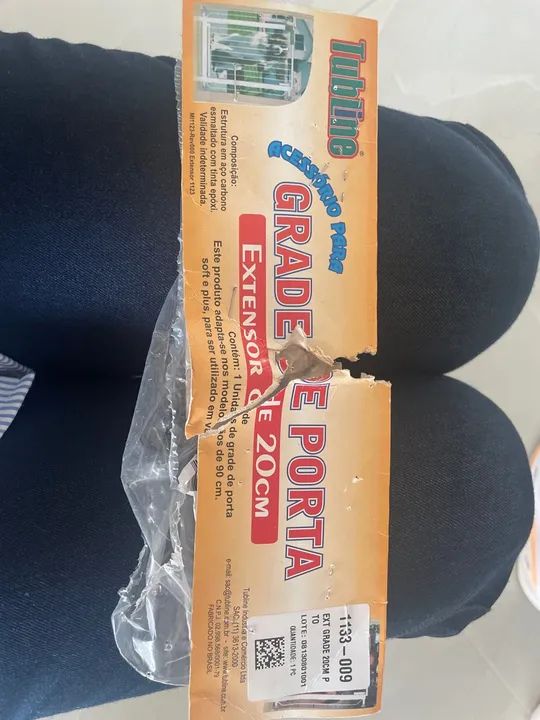 Extensor Grade Porta 20cm Tubline NOVO - Foto 2